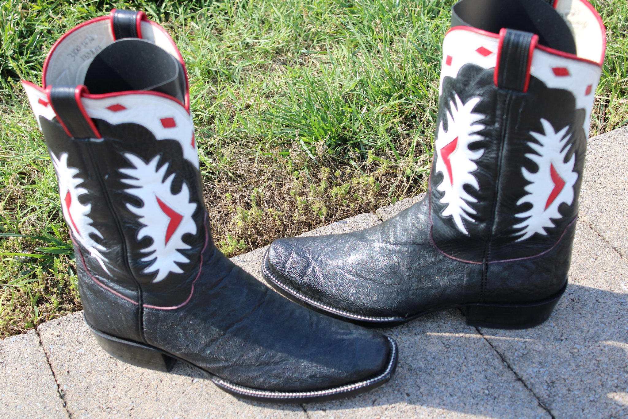M.L. Leddy M.L. Leddy's Black Elephant Men's Cowboy Boots