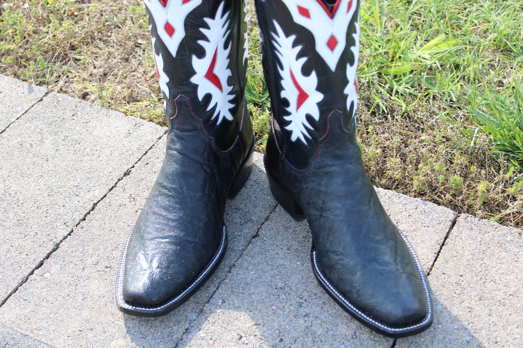 M.L. Leddy M.L. Leddy's Black Elephant Men's Cowboy Boots