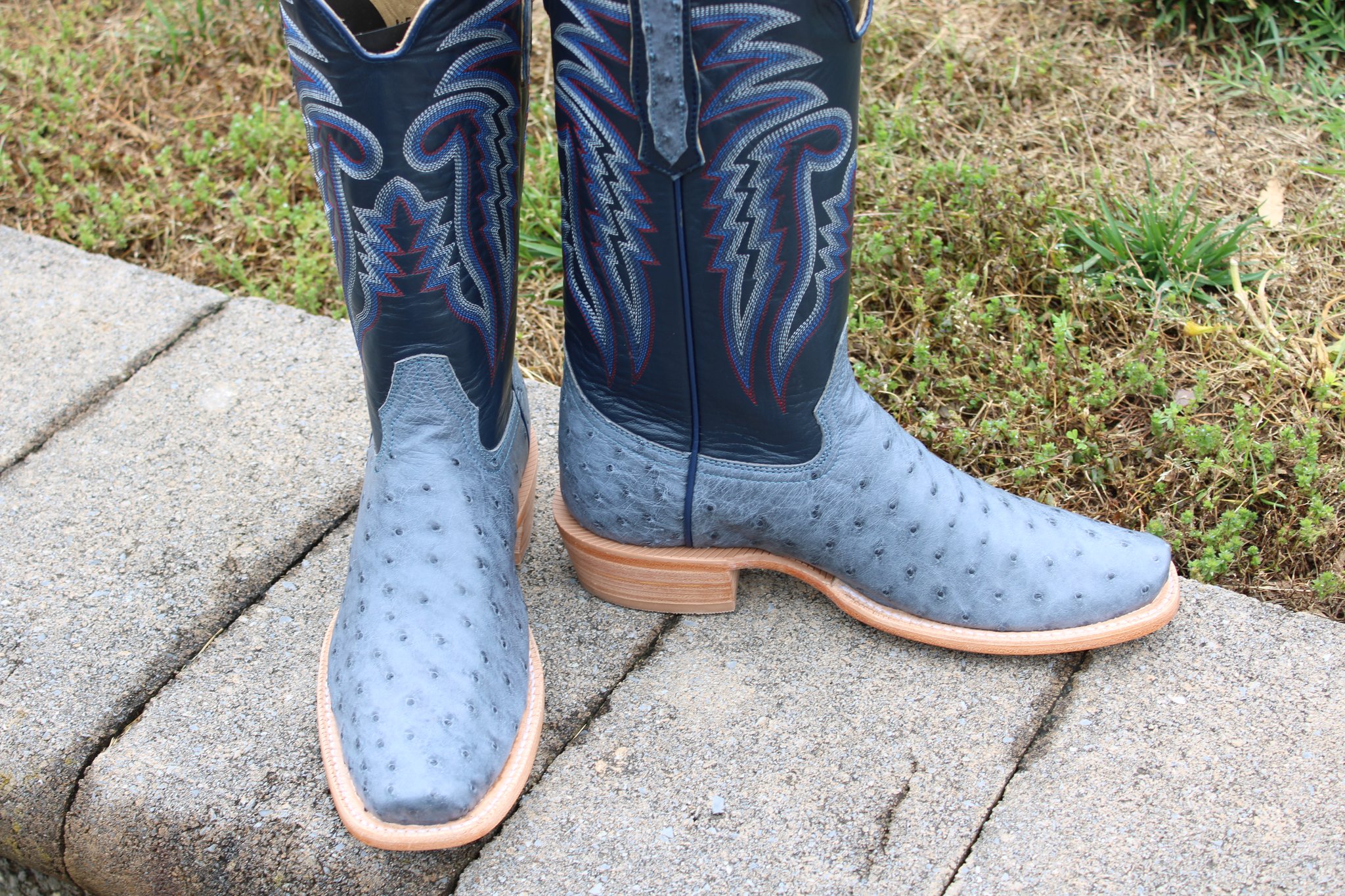R Watson Blue Ostrich Cutter 9 D