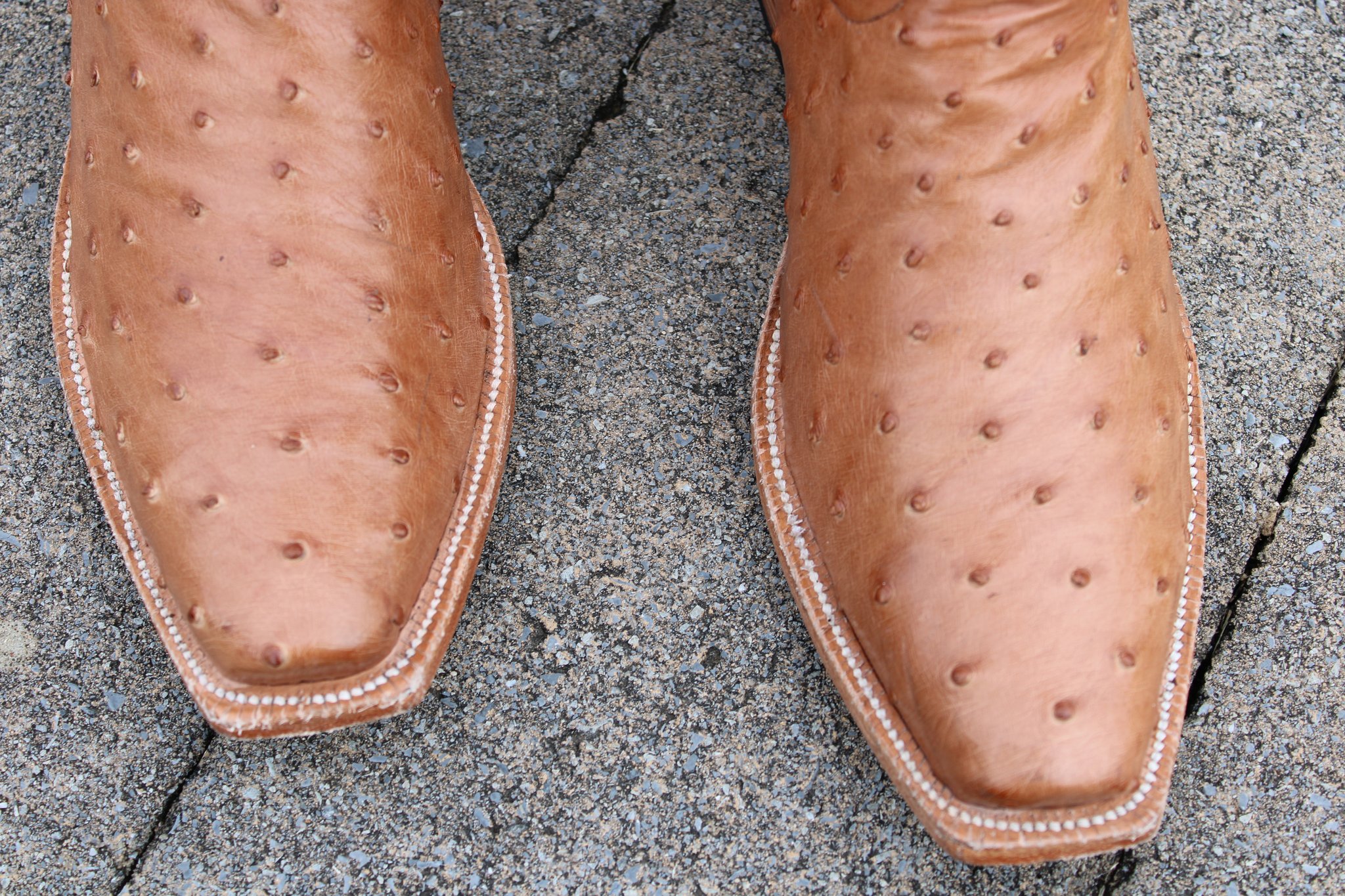 Santana's 6 Santana's Mocha Ostrich 9.5 D
