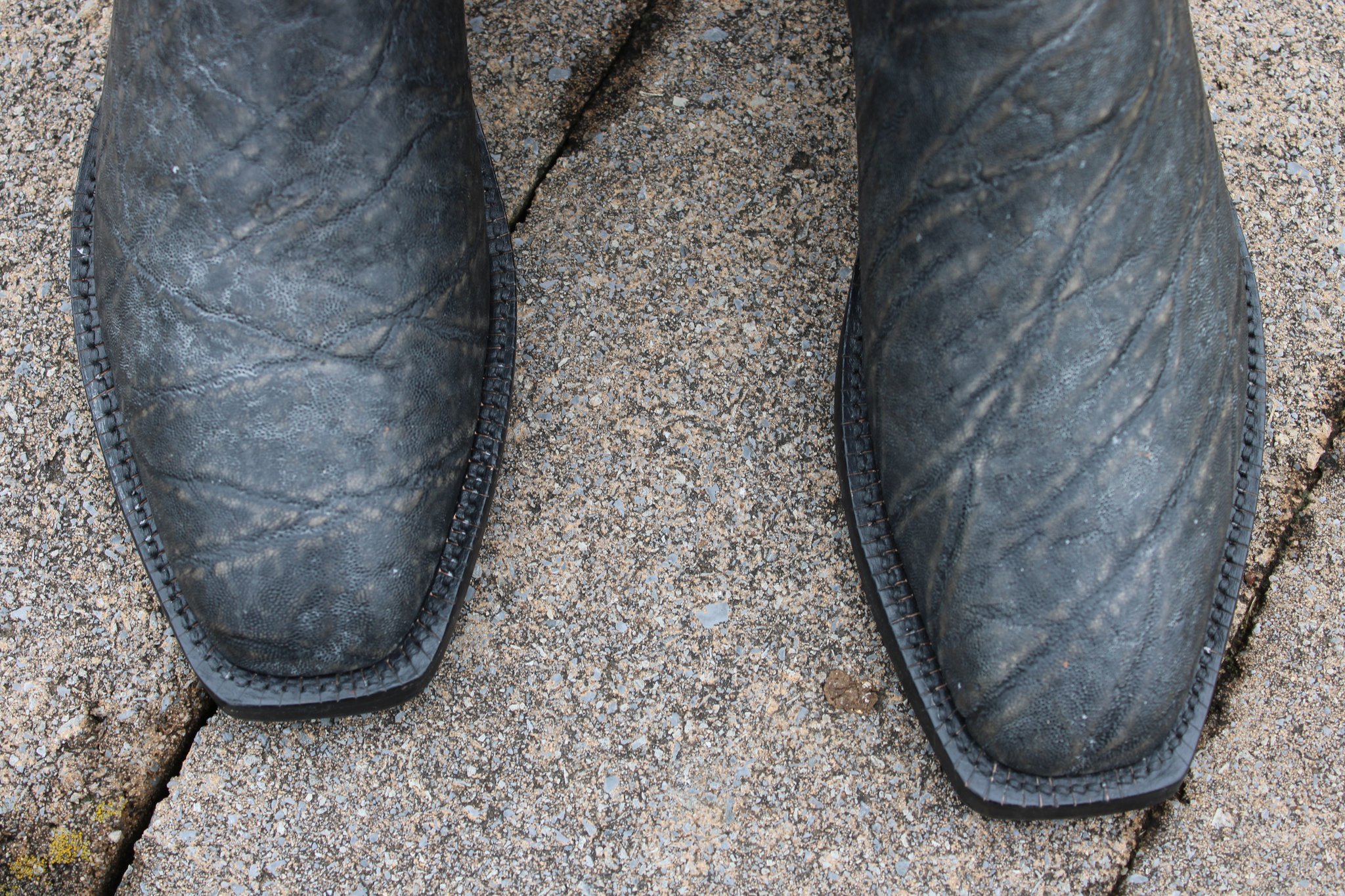 Santana's Grey Elephant French Toe 9.5 D