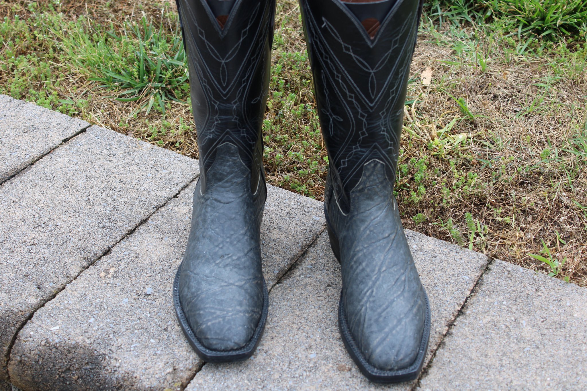 Santana's Grey Elephant French Toe 9.5 D