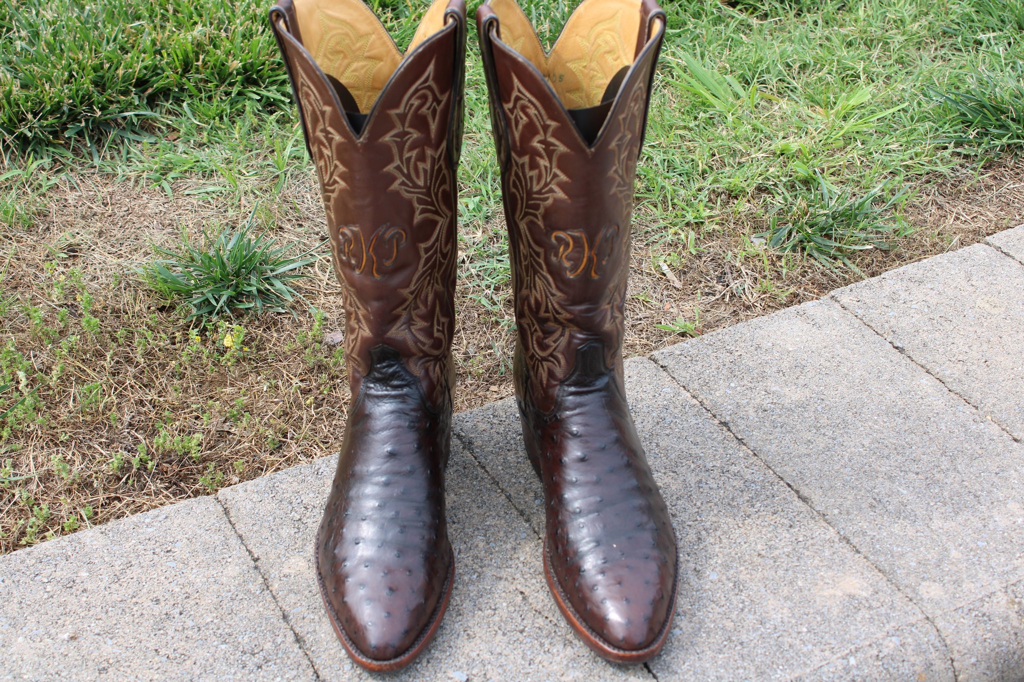 T.O. Stanley Stanley Chocolate Ostrich 10.5 C